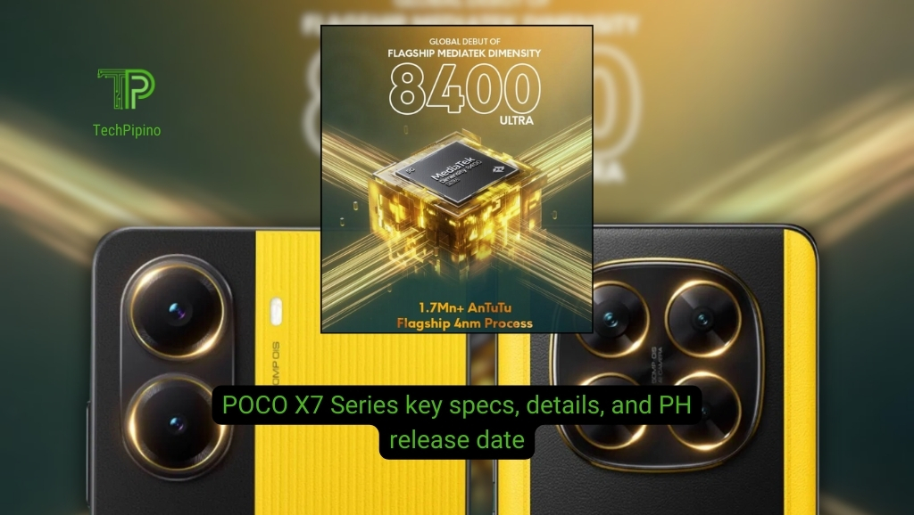 POCO X7 Series key specs, details, and PH release date