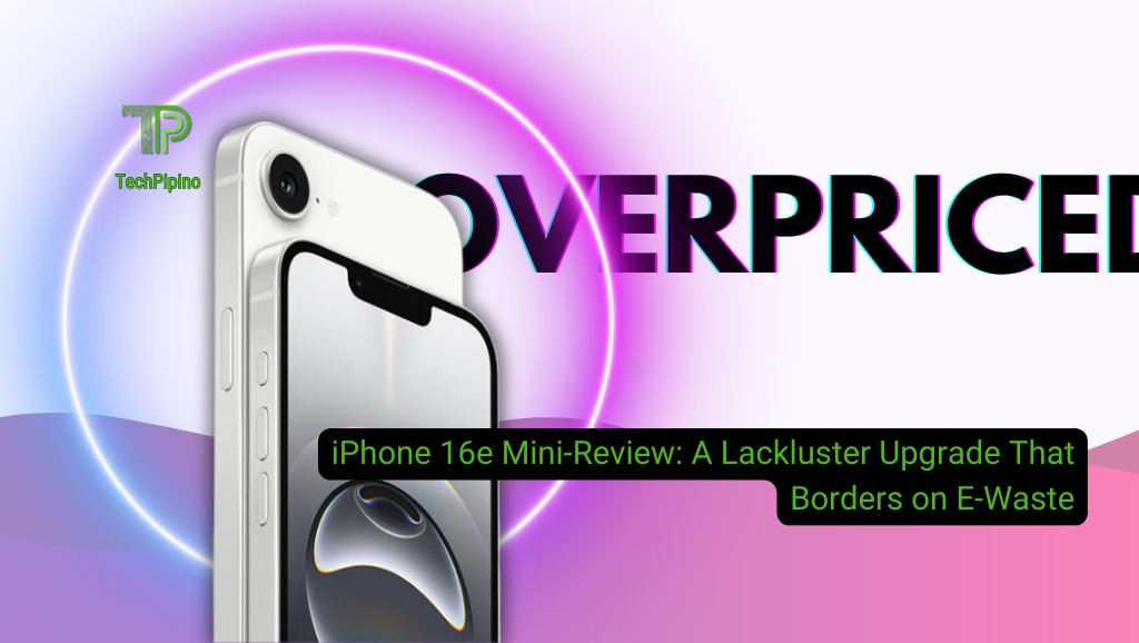 iPhone 16e mini-review.
