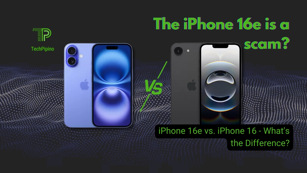 iPhone 16e vs iPhone 16 comparison.