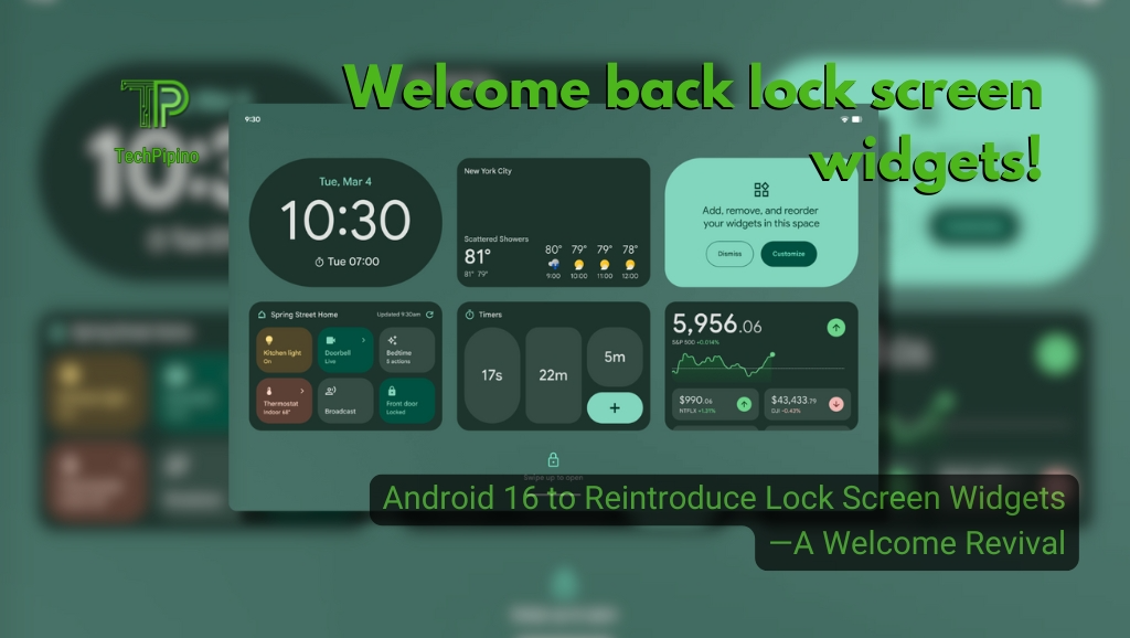 Android 16 to Reintroduce Lock Screen Widgets—A Welcome Revival