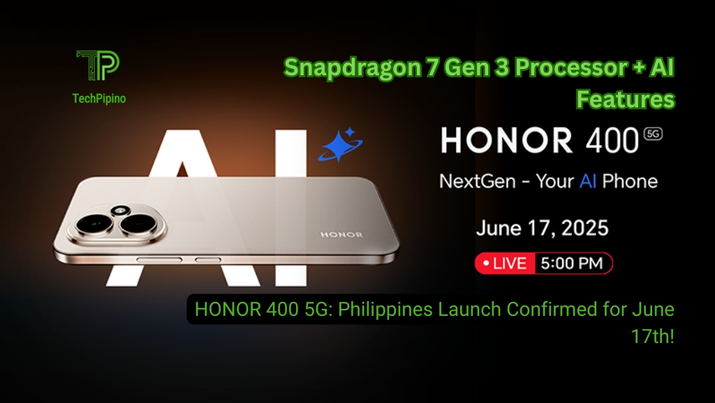 Honor 400 5G: Philippines Launch Confirmed for June 17th!