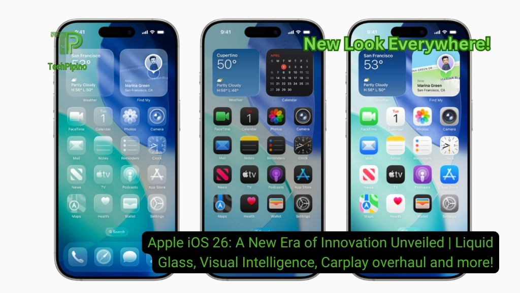 Apple iOS 26: A New Era of Innovation Unveiled | Liquid Glass, Visual Intelligence, Carplay overhaul and more!