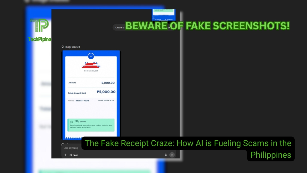 Fake Receipt Scams: How AI is Fueling GCash Scams in the Philippines