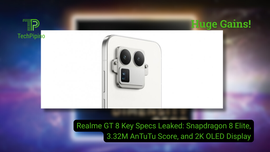 Realme GT 8 Key Specs Leaked: Snapdragon 8 Elite, 3.32M AnTuTu Score, and 2K OLED Display