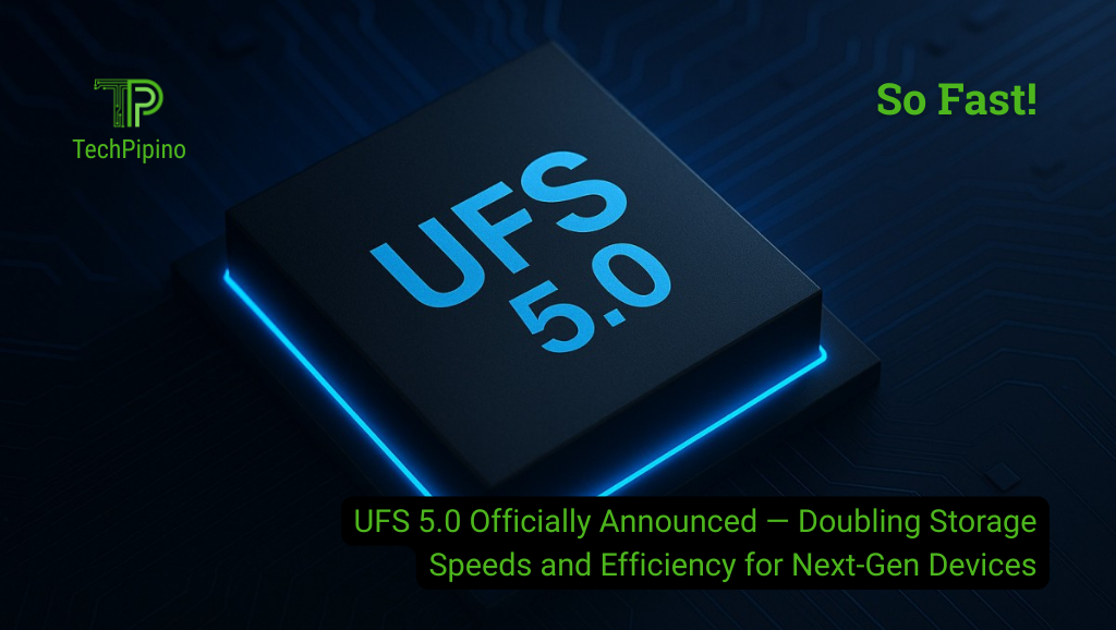 UFS 5.0 Officially Announced — Doubling Storage Speeds and Efficiency for Next-Gen Devices