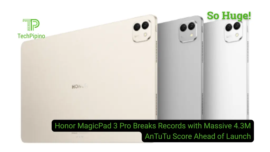 Honor MagicPad 3 Pro Breaks Records with Massive 4.3M AnTuTu Score Ahead of Launch
