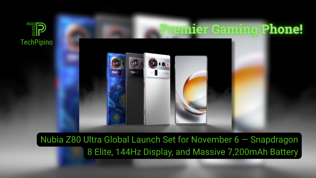The Nubia Z80 Ultra goes global on November 6!