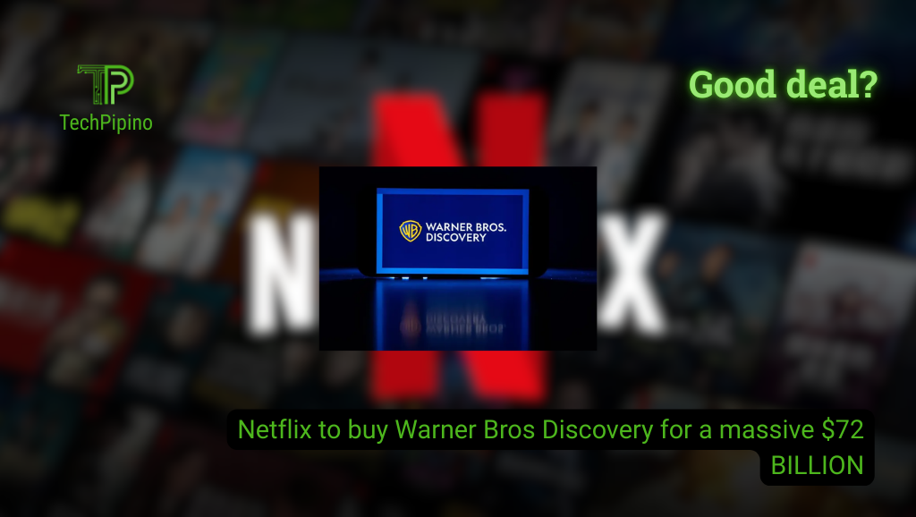 BREAKING: Netflix to buy Warner Bros Discovery for a massive $72 BILLION