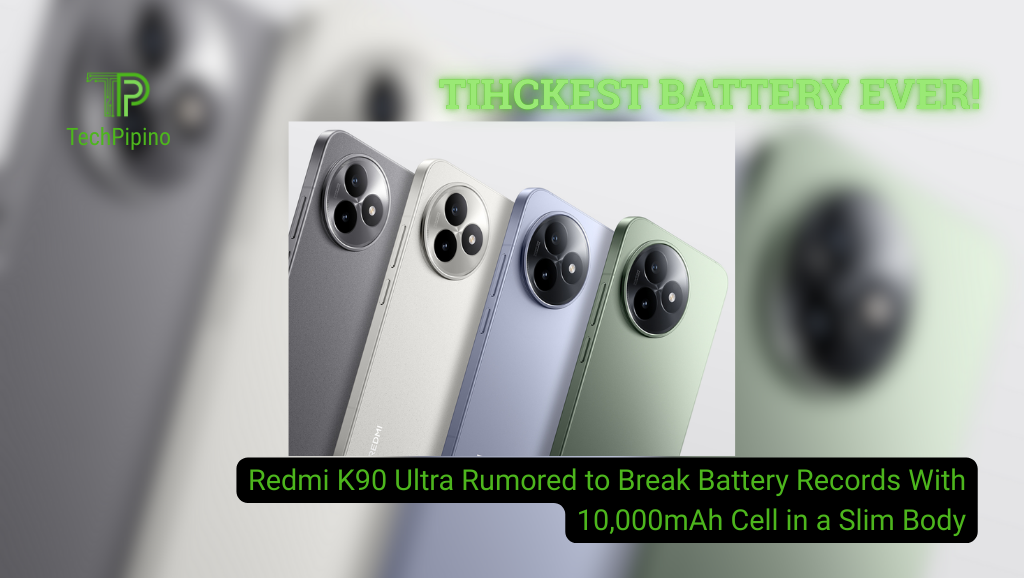 Redmi K90 Ultra Rumored to Break Battery Records With 10,000mAh Cell in a Slim Body