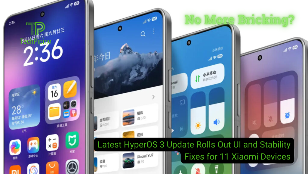 Latest HyperOS 3 Update Rolls Out UI and Stability Fixes for 11 Xiaomi Devices