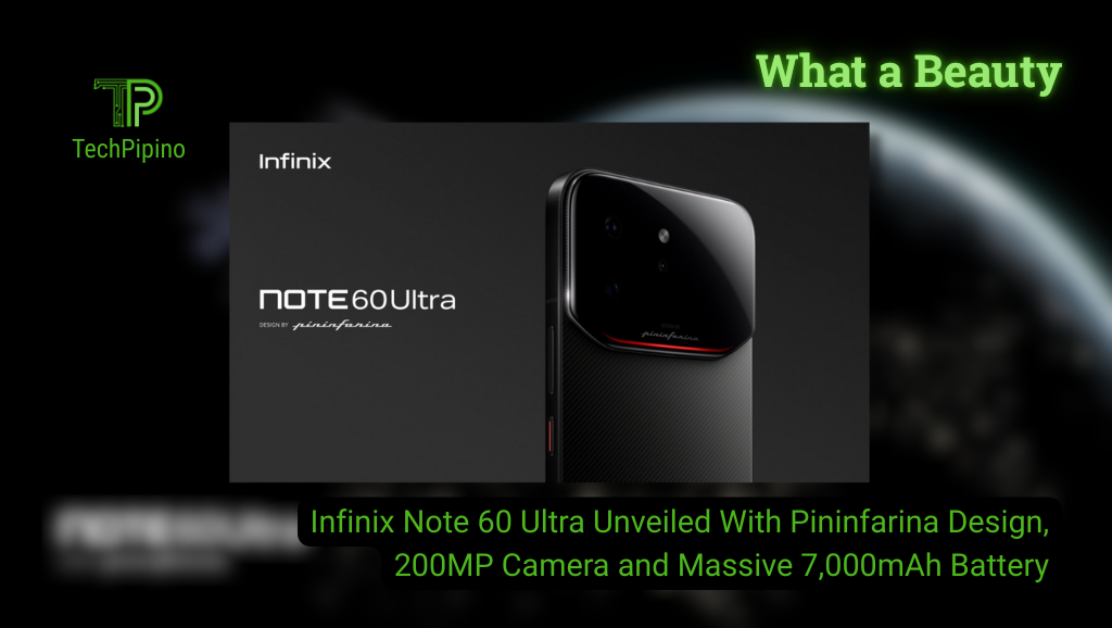 Infinix Note 60 Ultra Unveiled With Pininfarina Design, 200MP Camera and Massive 7,000mAh Battery