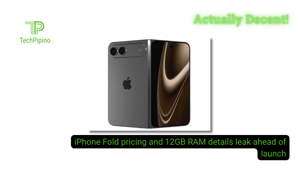 iPhone Fold pricing and 12GB RAM details leak ahead of launch