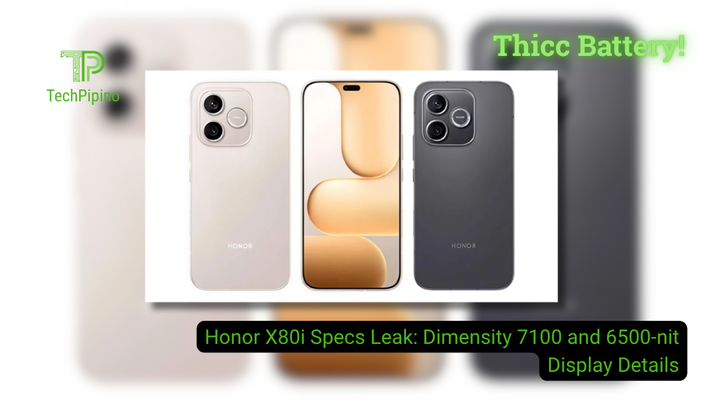 Honor X80i Specs Leak: Dimensity 7100 and 6500-nit Display Details