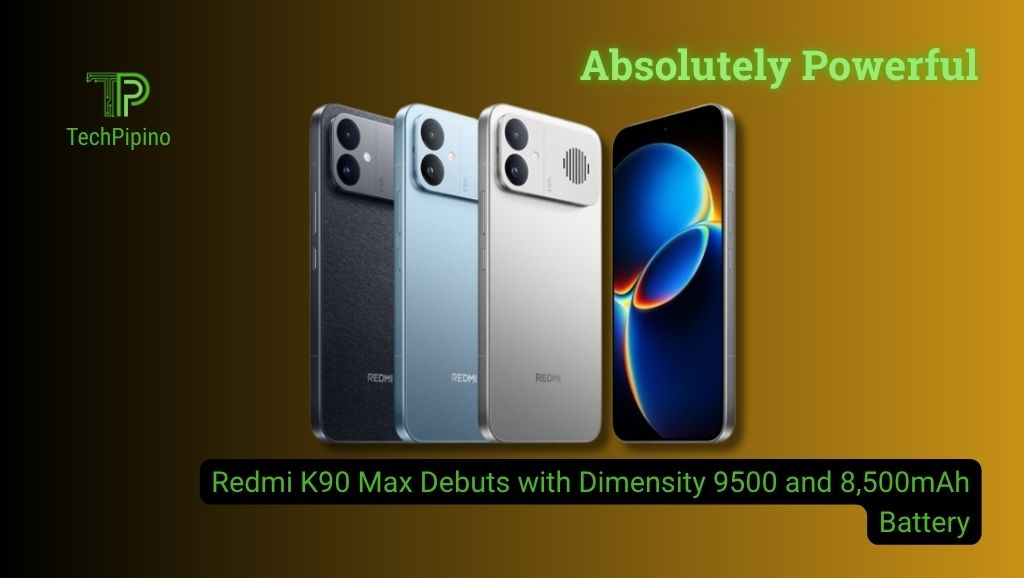 Redmi K90 Max Debuts with Dimensity 9500 and 8,500mAh Battery