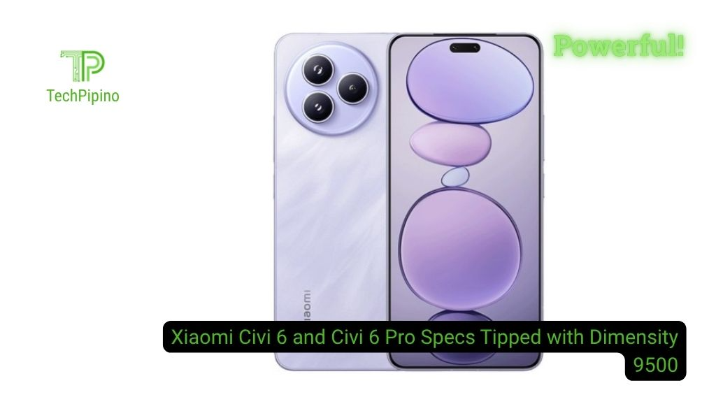 Xiaomi Civi 6 and Civi 6 Pro Specs Tipped with Dimensity 9500