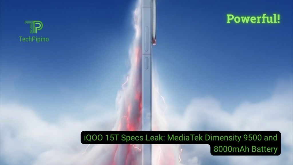 iQOO 15T Specs Leak: MediaTek Dimensity 9500 and 8000mAh Battery