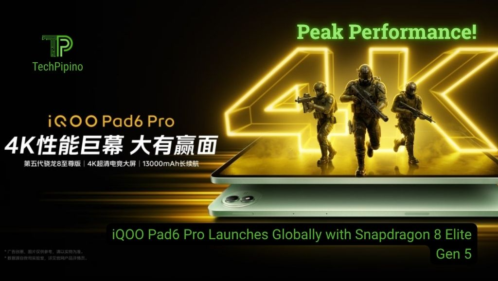 iQOO Pad6 Pro Launches Globally with Snapdragon 8 Elite Gen 5