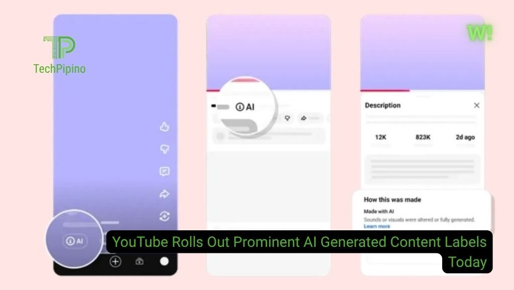 YouTube Rolls Out Prominent AI Generated Content Labels Today