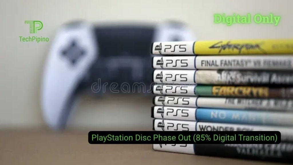 PlayStation Disc Phase Out (85% Digital Transition)