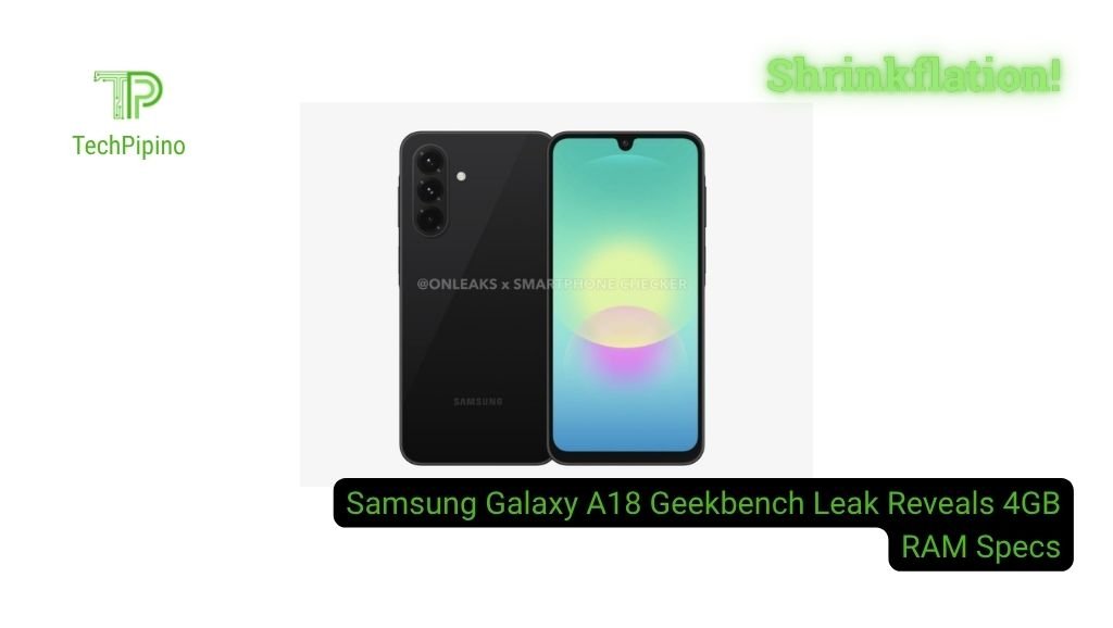 Samsung Galaxy A18 Geekbench Leak Reveals 4GB RAM Specs