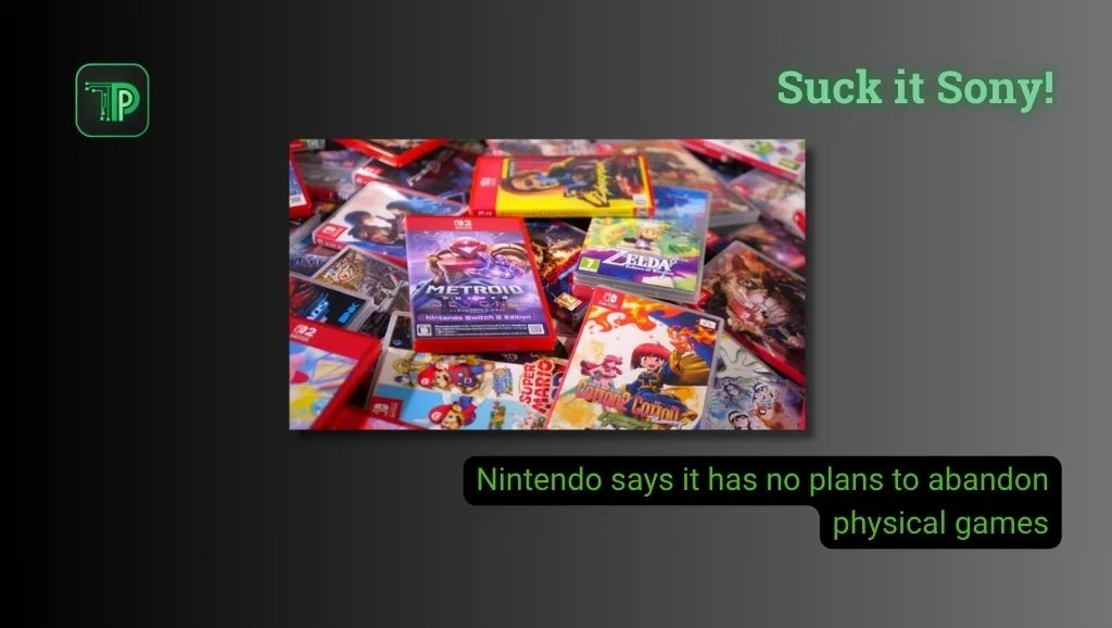 Nintendo says it has no plans to abandon physical games